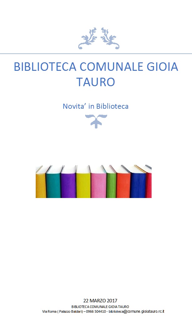 novità in biblioteca